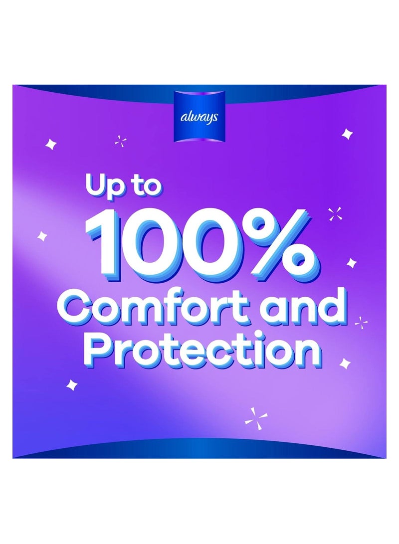 أولويز عبوتان فوط صحية  بارد وجاف بدون إحساس بالحرارة كبيرة ماكسي سميكة بأجنحة - 50x2 فوطة - Image 5