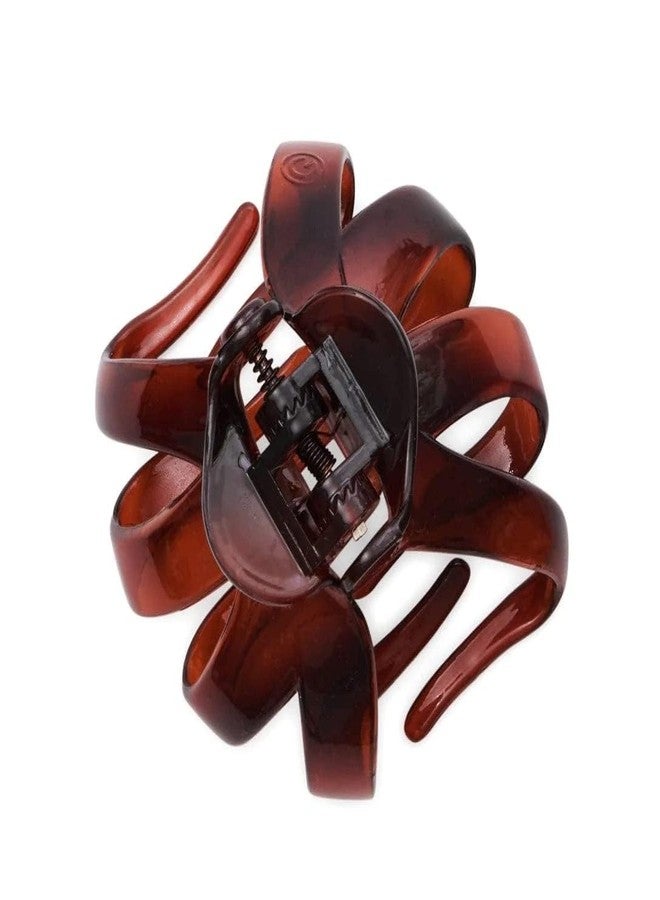 Gimme Beauty - Strong ClickFit Claw Clip in Brown - For Thick, Medium, and Fine Hair Types - Trendy Hair Accessories for Women & Men - All Day Firm Hold, No Slip Technology - 1 pc - Image 1