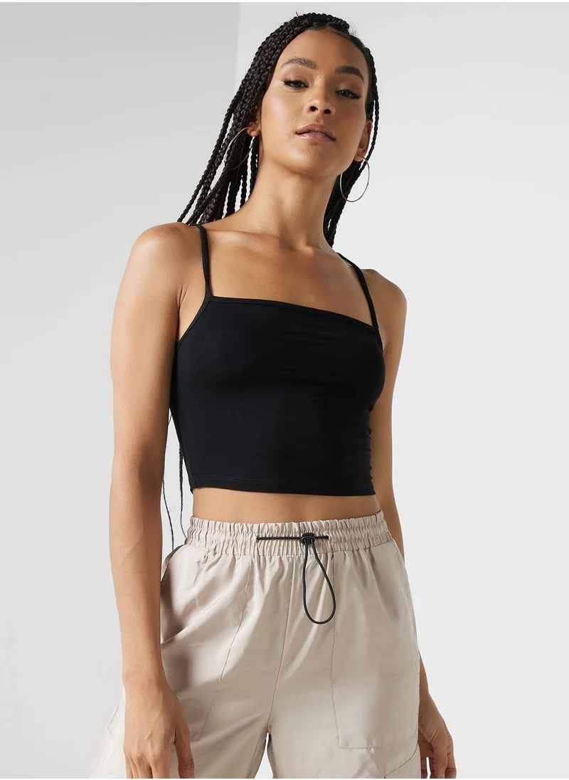 Miss Selfridge Wrap Lace Detail Top