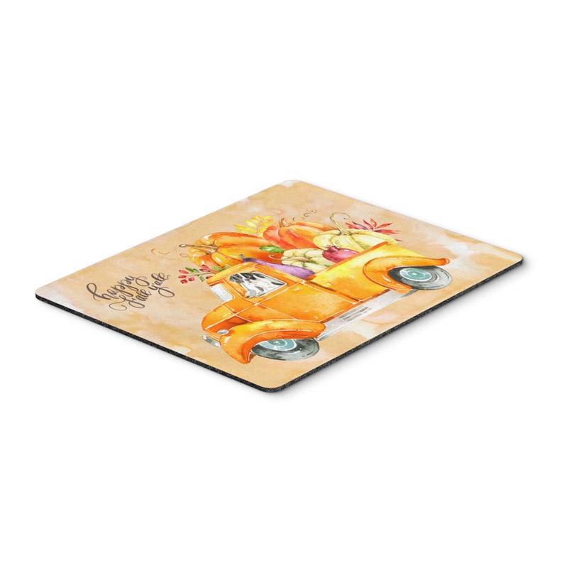 ""Fall Harvest English Pointer Mouse Pad  Hot Pad or Trivet""