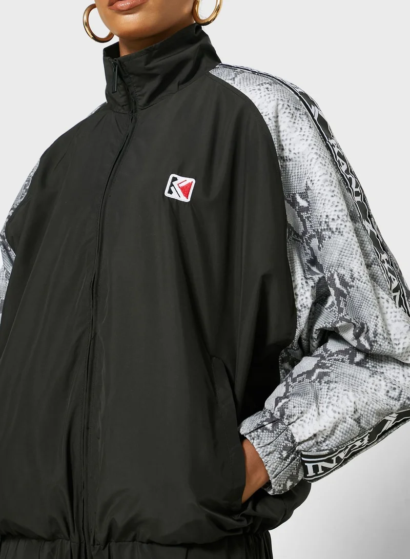 Karl Kani Retro Snake Print Track Jacket
