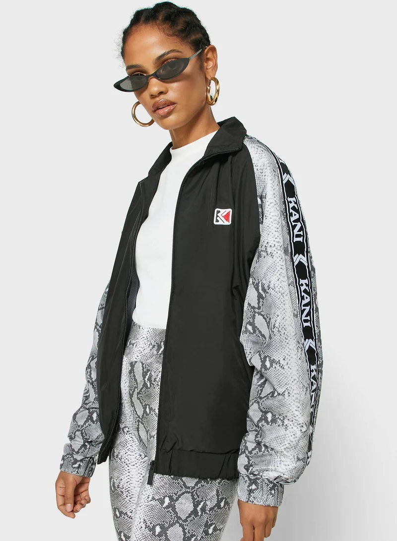 Karl Kani Retro Snake Print Track Jacket