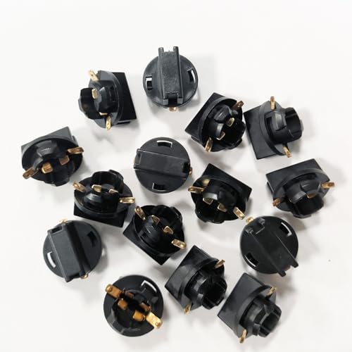 ALOPEE T10 Twist Lock Socket 194 168 Wedge Base Holder for W5W 2825 Auto Dashboard Instrument Panel Gauge Cluster Light Door Light Bulbs Holder DC 12V, Pack of 15 - Image 4