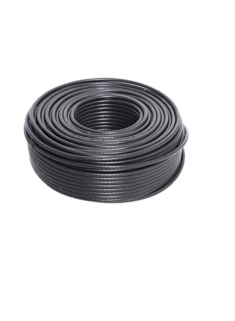 Coaxial Cable RG6U For Satellite Receiver HD TV Aerial/Satellite Sky Coax Cable Wire 100Yrds  - Image 1