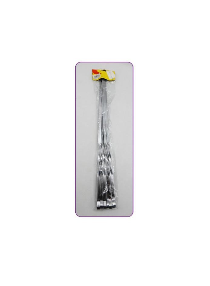 AL QADAH BBQ Skewers 50x1cm.6pcs/Bag - Image 3