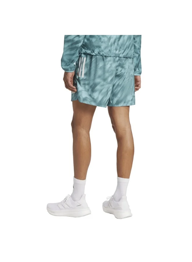 Adidas Otr Aop Short M M Turquoise Running Shorts For Men
