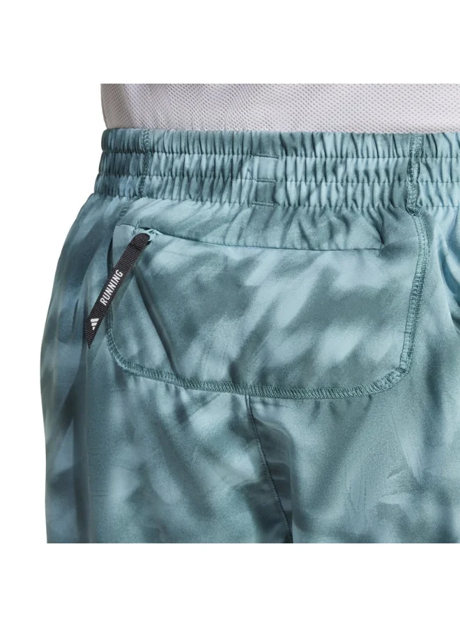 Adidas Otr Aop Short M M Turquoise Running Shorts For Men