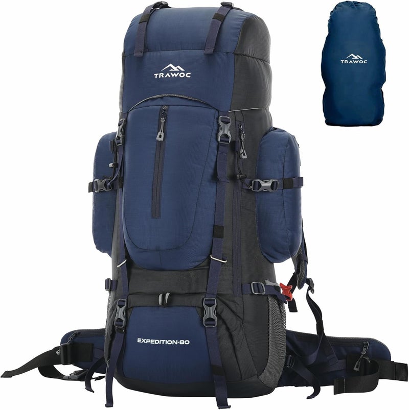 TRAWOC EXPEDITION 80L Travel Backpack - Image 1