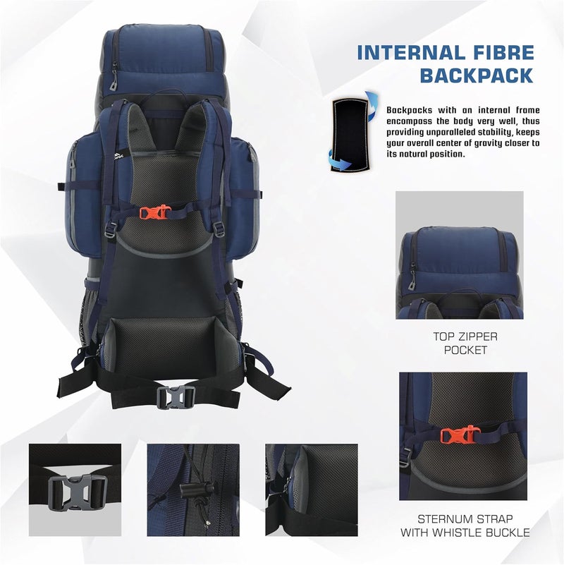 TRAWOC EXPEDITION 80L Travel Backpack - Image 2