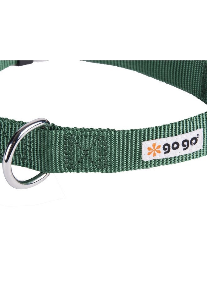 GoGo Pet Products Comfy Nylon 3/4-Inch Adjustable Pet Collar, Medium, Hunter Green - Image 4