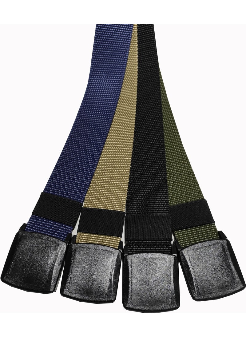 Kemer Dünyası Belt World Anti-Allergic Plastic Buckle Tactical Bandolier Belt That Doesn't Squeak in X-Ray 