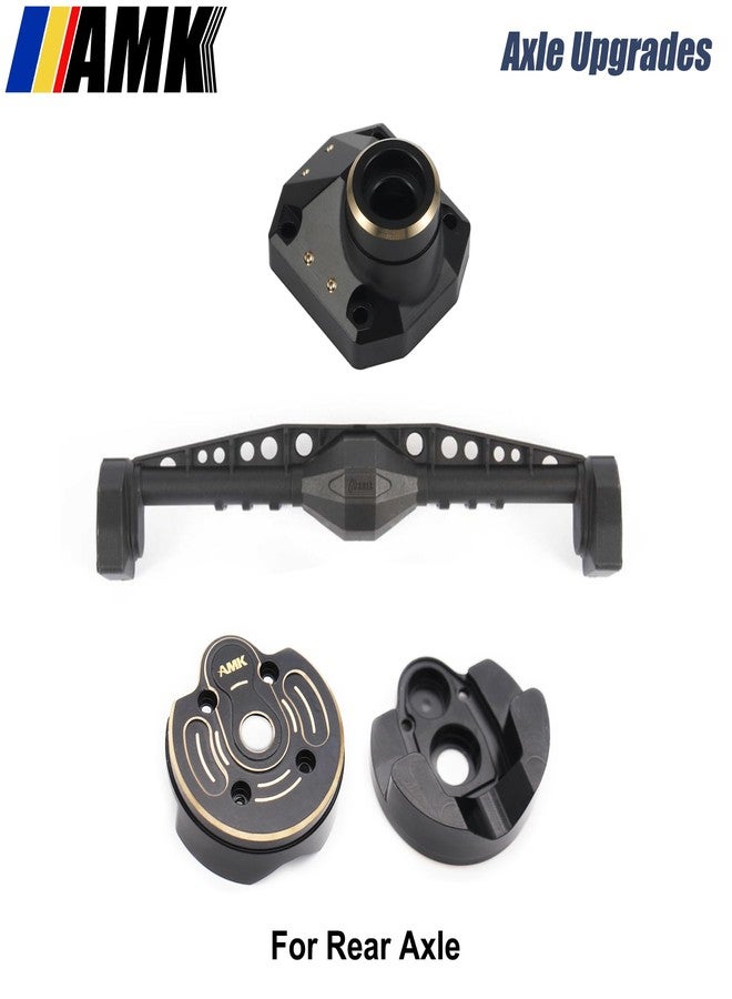 AMK 1/10 Capra Brass Kit 571g UTB10 Diff Cover Front Rear Axle Housing Portal Steering Knuckle Caps for RC Crawler Axial Capra Upgrades - Image 4