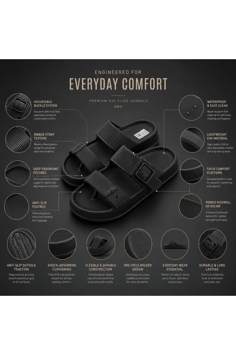 Feet First Casual Everyday Comfort Sandals