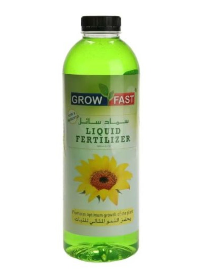 جروفاست سماد سائل سريع النمو الأفضل للنباتات الداخلية والخارجية – ١ لتر - Image 1