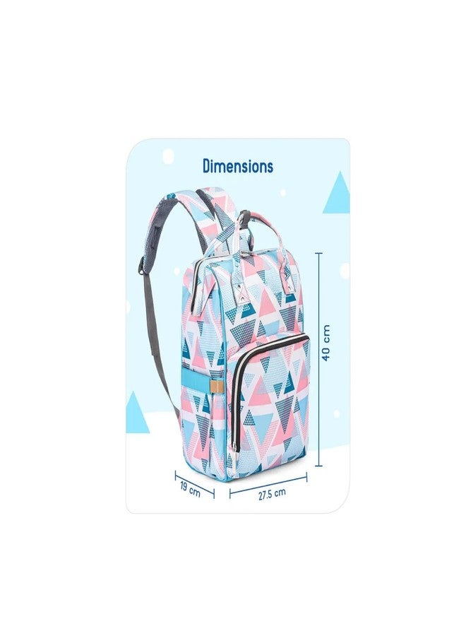 Laee cute baby Diaper Bag for Mothers | Spacious Waterproof Backpack with Multiple Pockets to Easily Organise Baby Essentials, Various Sized Pockets malticolour - Image 3