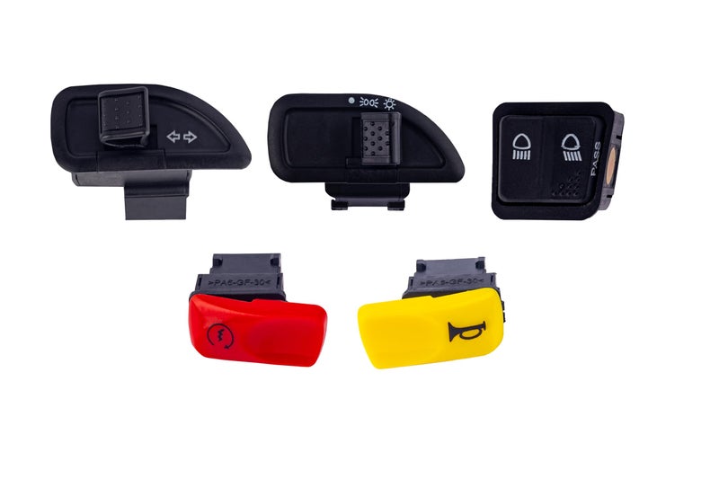 Haran Self Start | Horn | Indicator | Headlight & Upper Dipper Modular Switches Compatible for Tvs Wego/Jupiter - Image 1
