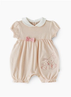 Elegant Kids Boys' Breezy Cotton Rompers Playful Designs & Easy Comfort  - Image 1