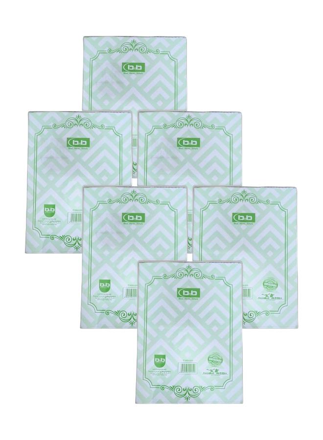 مجموعة بي إن بي Arabic 4 Line  Notebook 80 Sheets Soft Plastic Cover Bundle Pack of 6pcs. - Image 1