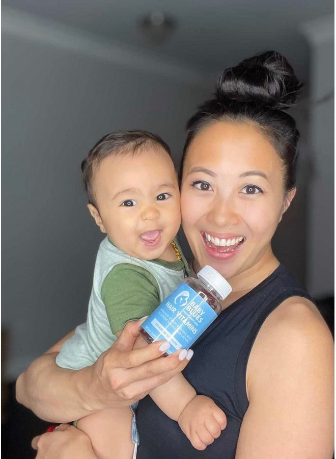 BABY BLUES Baby Blues Postpartum Hair Loss Vitamins - Full Hair Cycle Pack - with Biotin, Collagen, & Folate  - Image 5