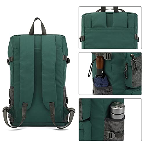 Kalesi Gym Duffle Bag Backpack 4-Way Waterproof with Shoes Compartment for travel Sport Hiking laptop (Green) - Image 3