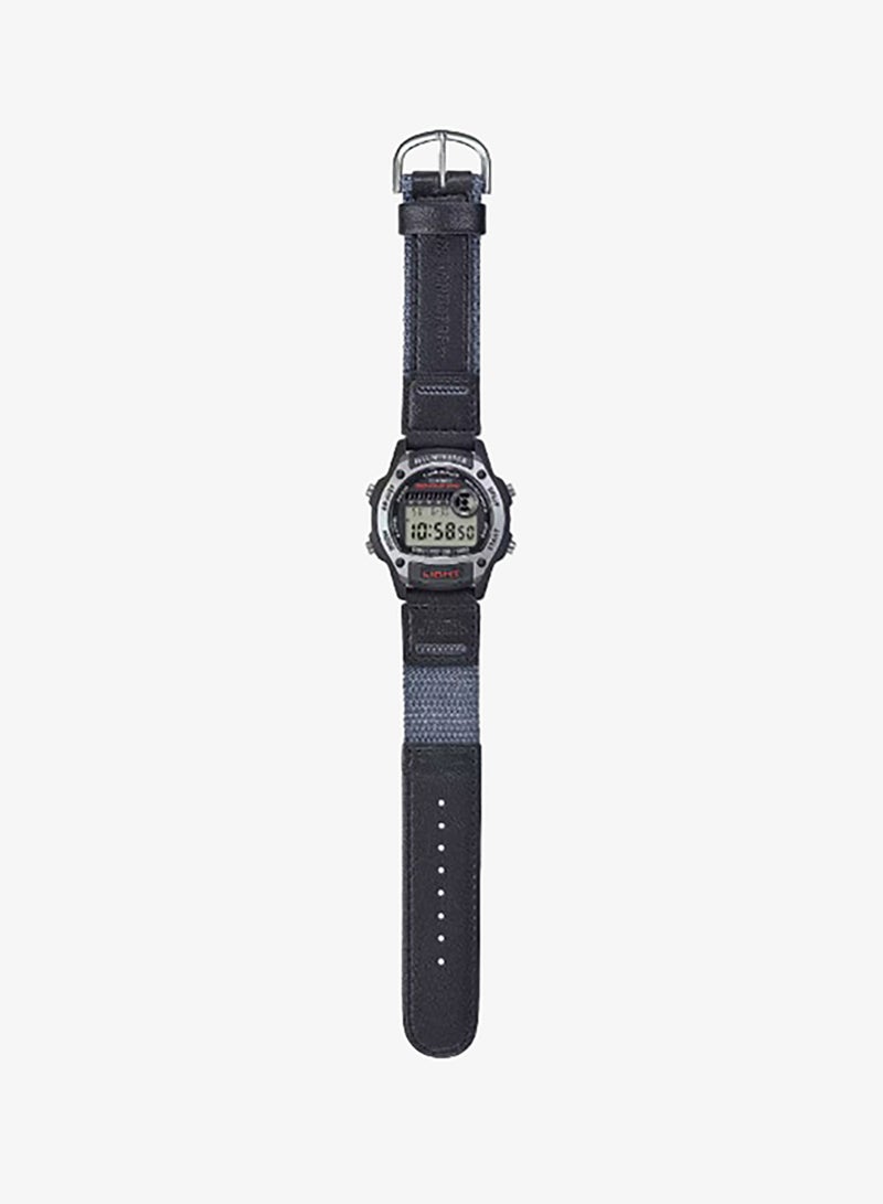 CASIO Men's Leather Digital Watch W-220HF-8AVDF - 36.6 mm - Image 2