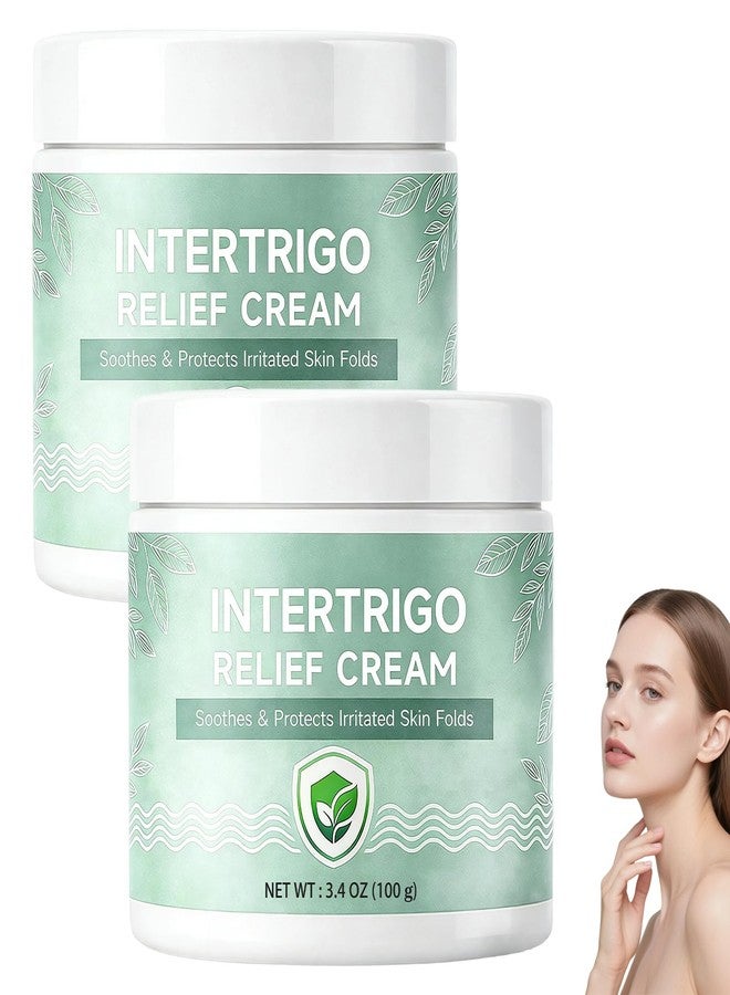 LINARTS 2Pcs Intertrigo Cream, Skin Fold Barrier Cream, Skin Fold Care & Chafing Support Cream, Fast-Drying Non-Greasy Formula for Daily Use, 3.53 oz - Image 1