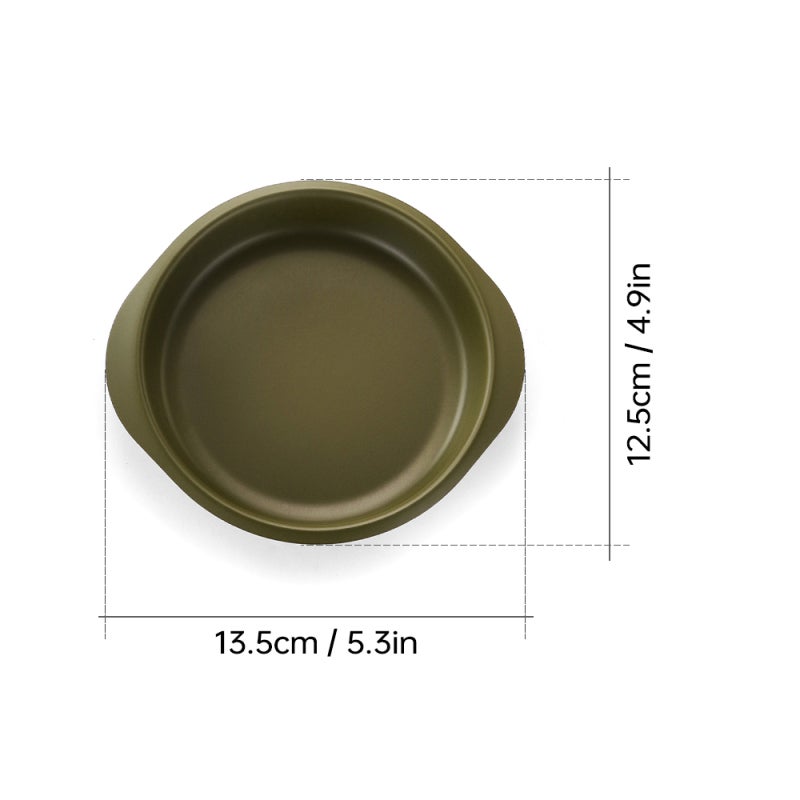 Stainless Steel Dinner Plate: Silver, Corrosion-resistant & Durable - Multi-purpose Food, Fruit Container for Home, Outdoor Camping, Hiking, Picnic - Image 5