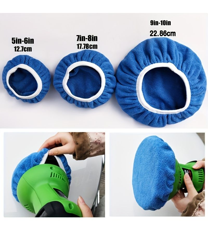 One 5-6in Microfiber Cloth For Car Polishing Waxing Dust Removal Detailing - Image 2