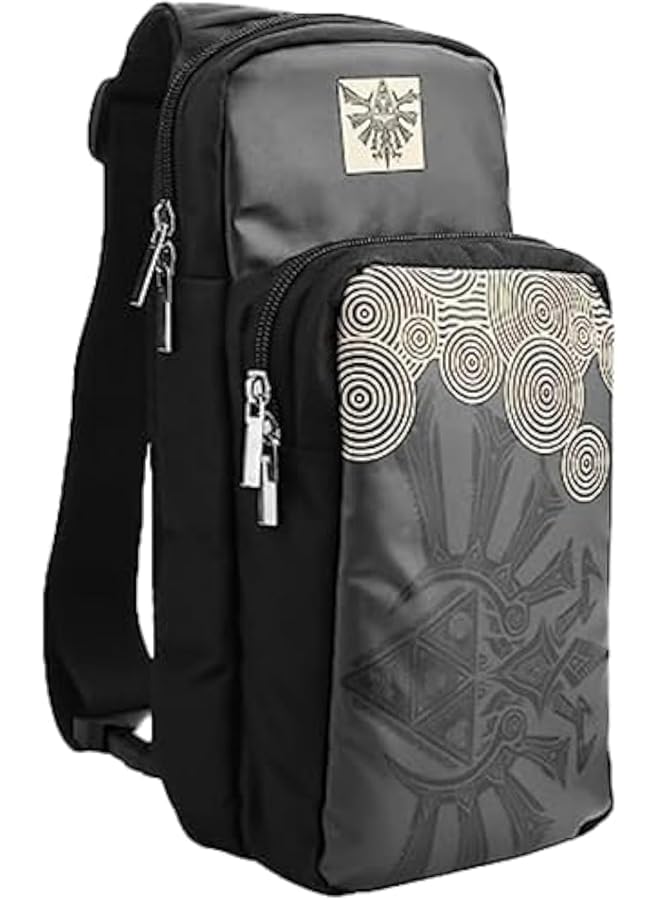 Travel Bag For Nintendo Switch/Lite/Oled/Steam Deck Small Sling Portable Waterproof Backpack Carrying Crossbody Shoulder Chest Gaming Bag Case For Ns Sd Console Dock Joy Cons Accessories 