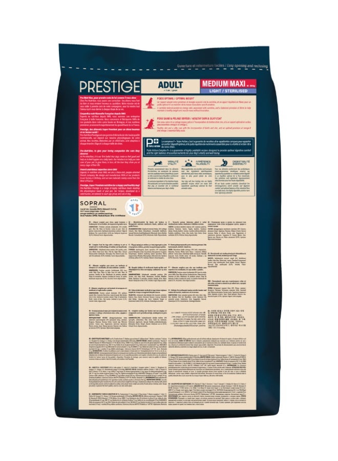 Pro nutrition Prestige Dog Adult Medium/ Maxi Sterilised 3Kg - Image 4