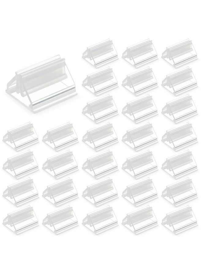 Maitys 30 Pieces Game Card Stands Plastic Card Stands DIY Board Stand for Party Favor (Transparent) - Image 1