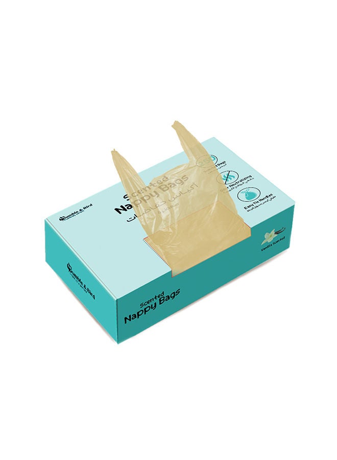 Bumble & Bird Scented Nappy Bag Disposable Biodegradable Vanilla Scented Pack Of 250 - Image 2