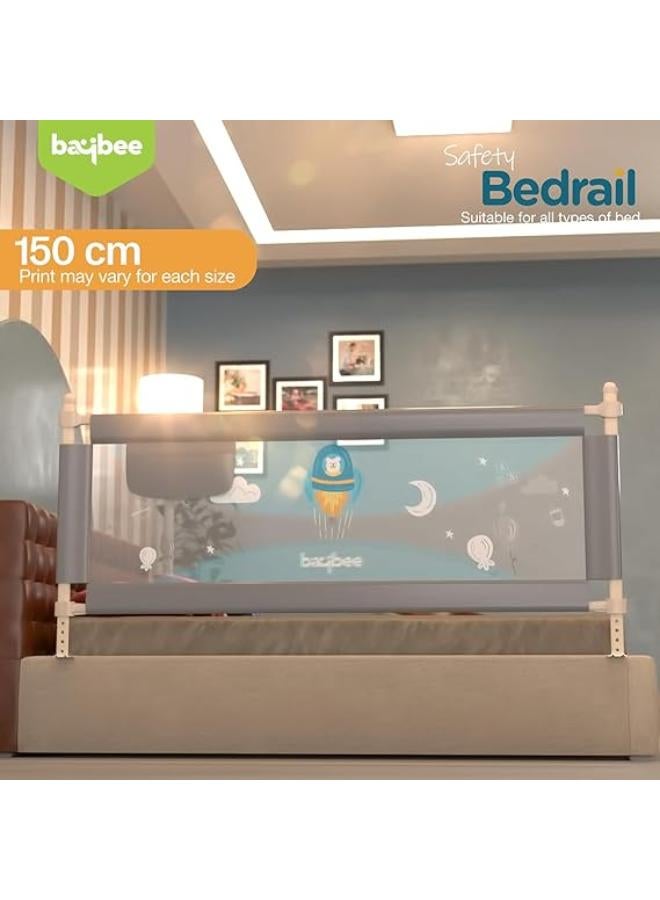 BAYBEE Single Side Bed Rail Guard Barrier for Baby - Image 3
