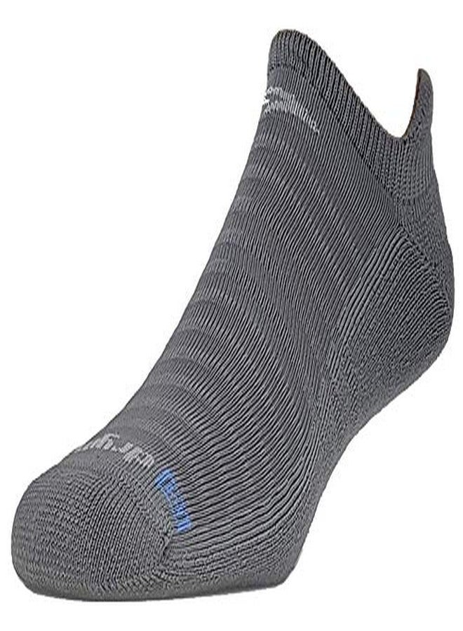 Drymax Running Lite-Mesh No Show Tab (Dark Gray, Small) - Image 1