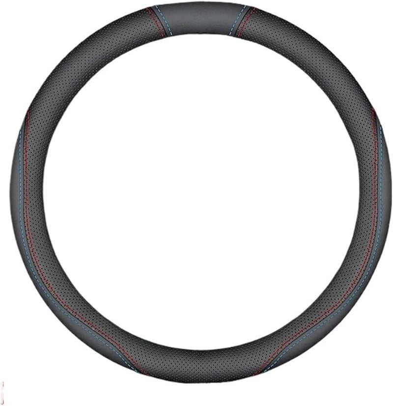 Large Leather Braided Steering Wheel Cover 38 47cm for Bus Truck Scania Renault Isuzu Color C 41 42cm - Image 2