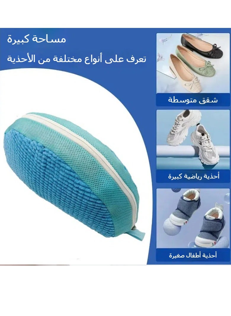 Shoe washing bag New thickened reusable washing machine special shoe protective bag Chenier mesh cleaning bag - Image 3