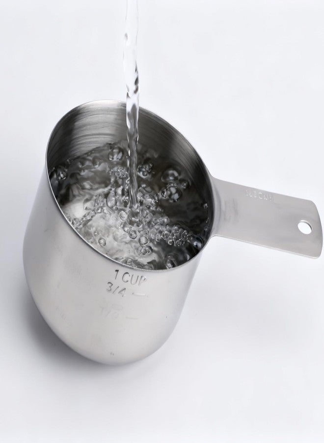 Gallipower 1Cup Single Measuring Cup,Stainless Steel Measure Scoop,Single Measure Cups,Kitchen Gadgets,Metal Measure Scoop for Cooking Baking(240ml,8oz) - Image 4
