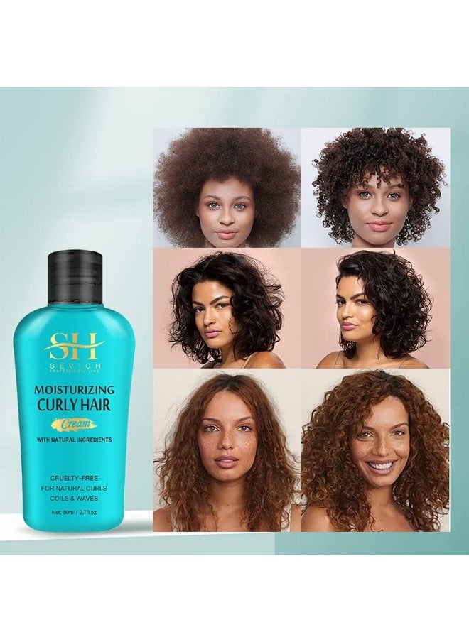 Sevich - Evich Moisturizing Curl Hair Cream Curl Hair Defining & Enhancing Lotion Moisture Curling Styling Cream For Wavy Dry Or Damaged Hair 2.7Floz - Image 1
