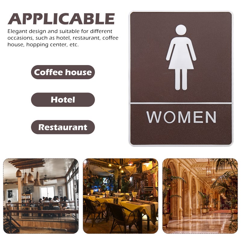 🍳 لافتات تحديد الجنس للمراحيض للاستخدام التجاري موثوقة وآمنة - Image 5
