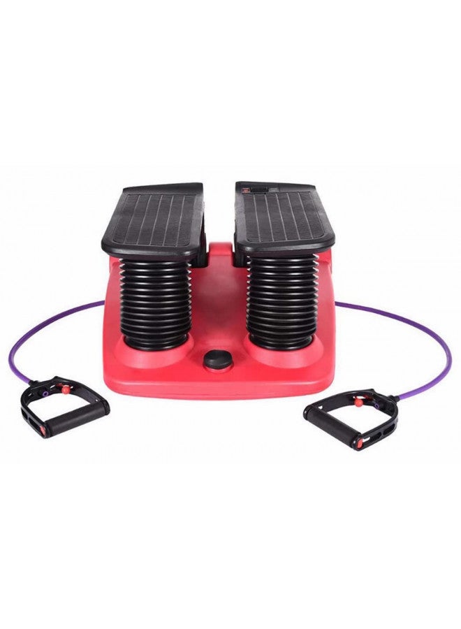 E-Found E-Found Stepper Climber Fitness Machine, Air Stair Climber Stepper Machine, Cardio Training Step Climber Machine Adjustable Fitness Exercise Machine Resistance Bands, Comfortable Foot Pedals - Image 4