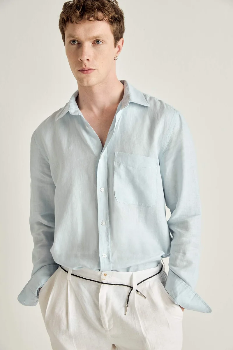 ديفاكتو 100% Linen Shirt