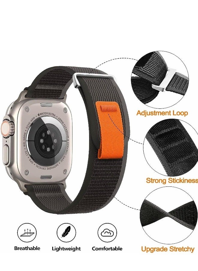 linkship 5 Pack Alpine Loop Bands for Apple Watch Ultra/SE/Series 8-1 - Adjustable Nylon Strap with Titanium G-Hook - Sweat & Water Resistant  - Image 5