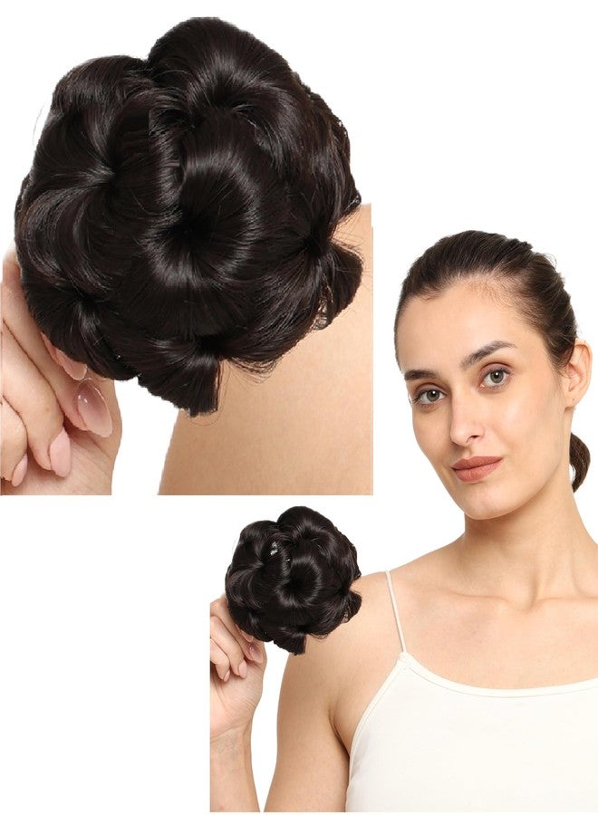 BeatStock Clutcher Hair Juda Bun For Women and Girls in Brown Color - Image 2