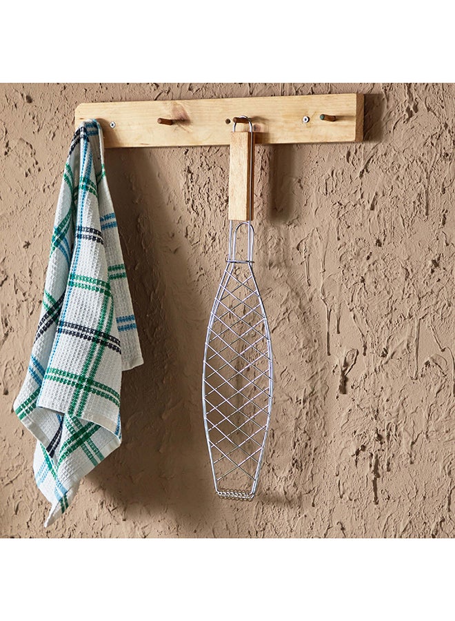 Home Box BarbeQ Grill Fish Basket 50.5x1.6x11.5 cm  - Image 1