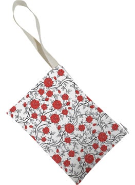 BEAM Unisex Tulip Patterned Clutch Bag 