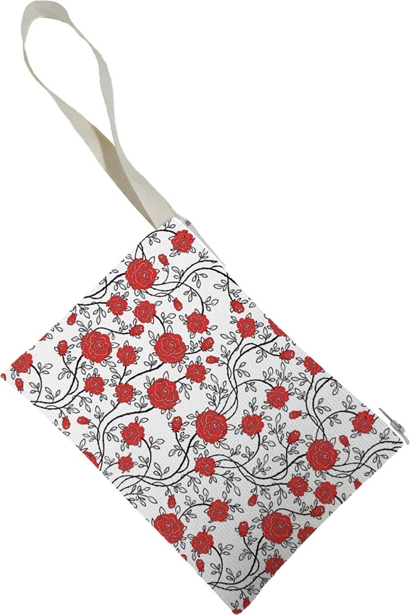BEAM Unisex Tulip Patterned Clutch Bag