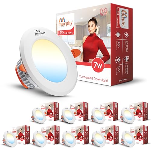 Murphy 7W VIVO 3-in-1 Round LED Conceal Panel Light | Color Changing (Cool White/Warm White/Natural White) – Suited for 3-inch Concealed Box – Pack of 10 - Image 1