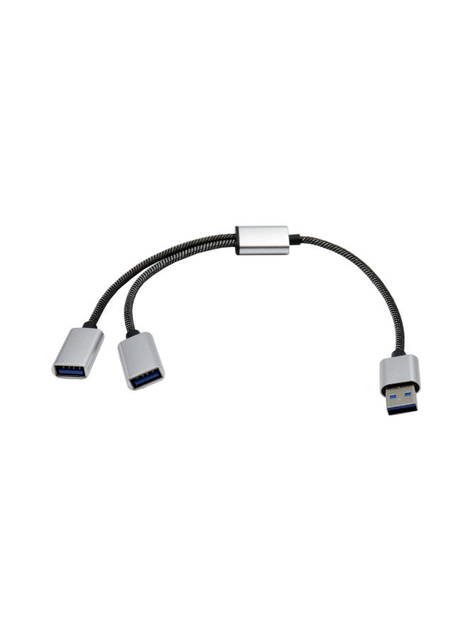 Generic - 7-port Usb 3.0 Hub High-speed Data Transfer Durable Aluminum Alloy Shell Multiple Protection Modes For Desktop Laptop-Number Of Interfaces:Type-C One Revolution Three Mother - Image 1