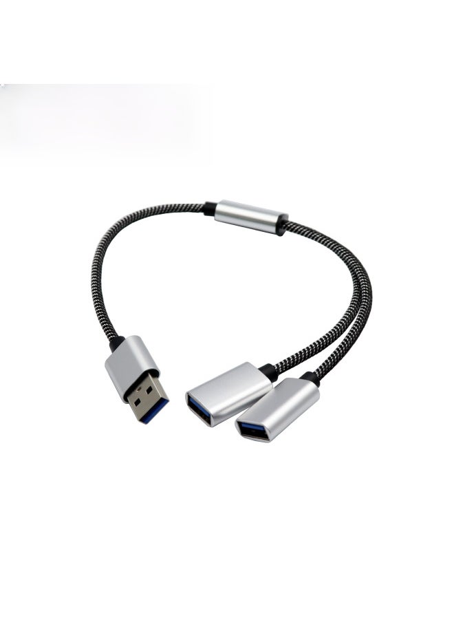 Generic - 7-port Usb 3.0 Hub High-speed Data Transfer Durable Aluminum Alloy Shell Multiple Protection Modes For Desktop Laptop-Number Of Interfaces:Type-C One Revolution Three Mother - Image 1