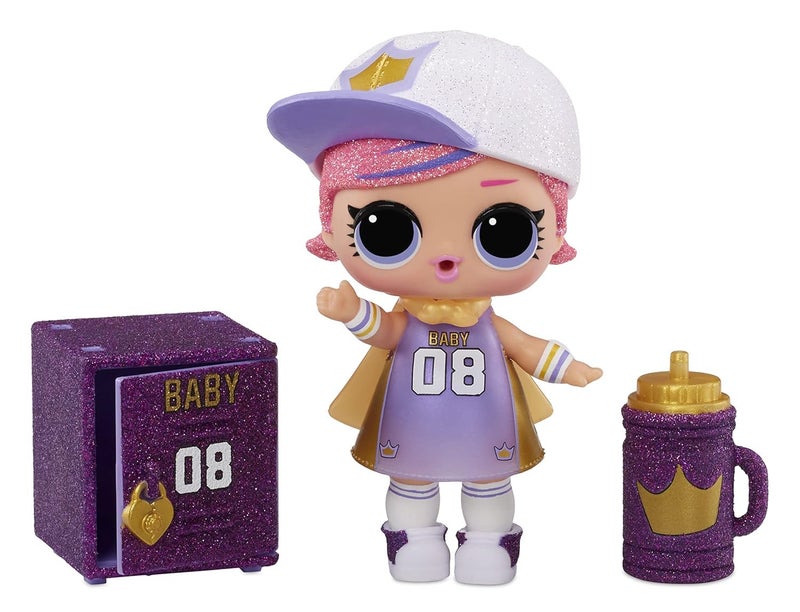 SMALL CLAP L*O*L All-Star Sports B.B.s Sparkly Basketball Series with 8 Surprises Age 3+ (Pink) - Image 2